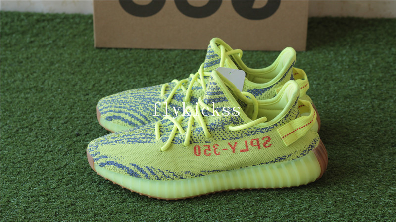 Correct Adidas Yeezy Boost 350 V2 Semi Frozen Yellow Brown Bottom